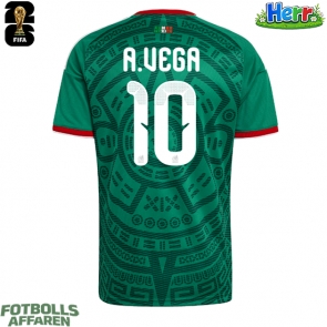 Mexiko Alexis Vega #10 Hemmatröja VM 2026 Kortärmad